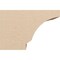 Ekena Millwork 6in. W x 8in. H x 12in. L Moab Woodgrain TimberThane Rafter Tail, Primed Tan RFTUR06X08X12MOARCPR - alternate 5